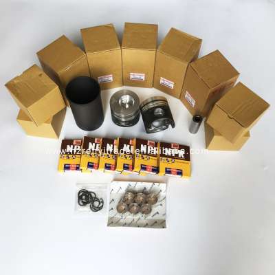 High quality 6D16 6D16T Diesel engine overhaul rebuild kit liner kits with pistons, piston rings, liners for sale